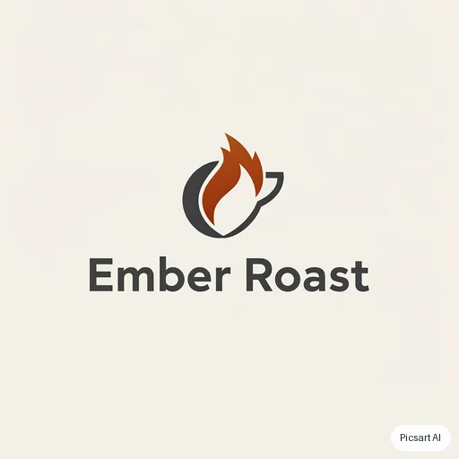 Flux 2 Pro: logo for my coffee roastery "Ember Roast" pls, something modern