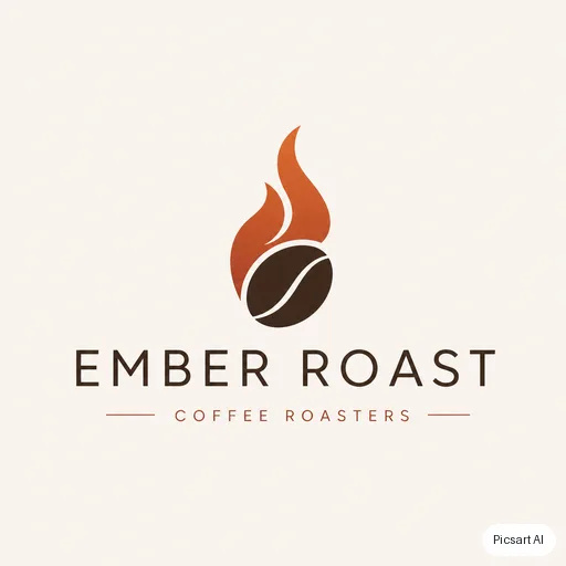 GPT Image 2: logo for my coffee roastery "Ember Roast" pls, something modern