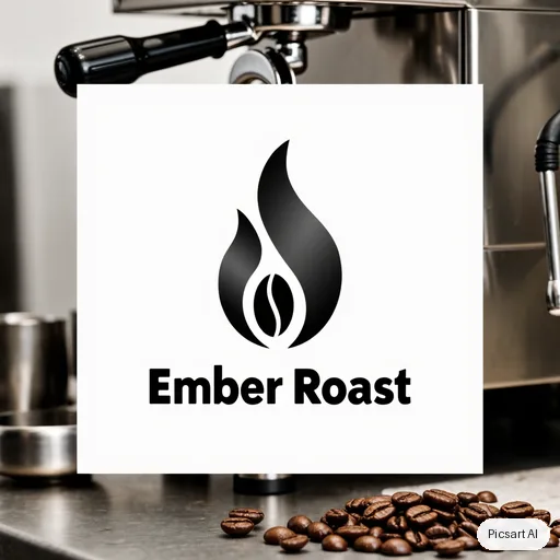 Kling 3.0 Image: logo for my coffee roastery "Ember Roast" pls, something modern