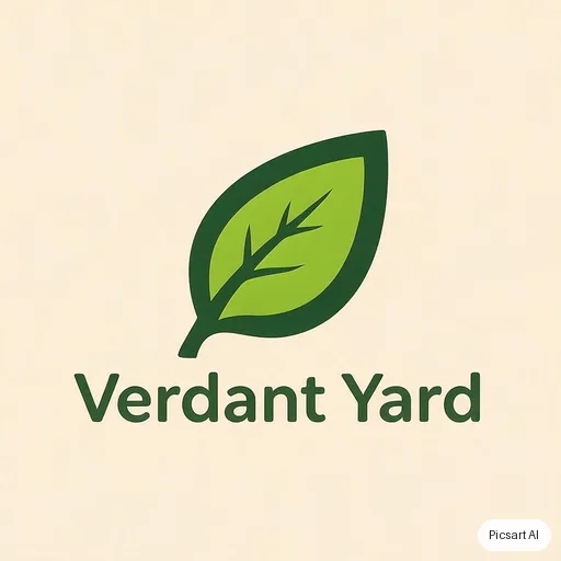 Seedream 5.0 Pro: I need a logo for a landscaping company, text "Verdant Yard", a leaf shape, two greens, simple enough to print on the side of a truck